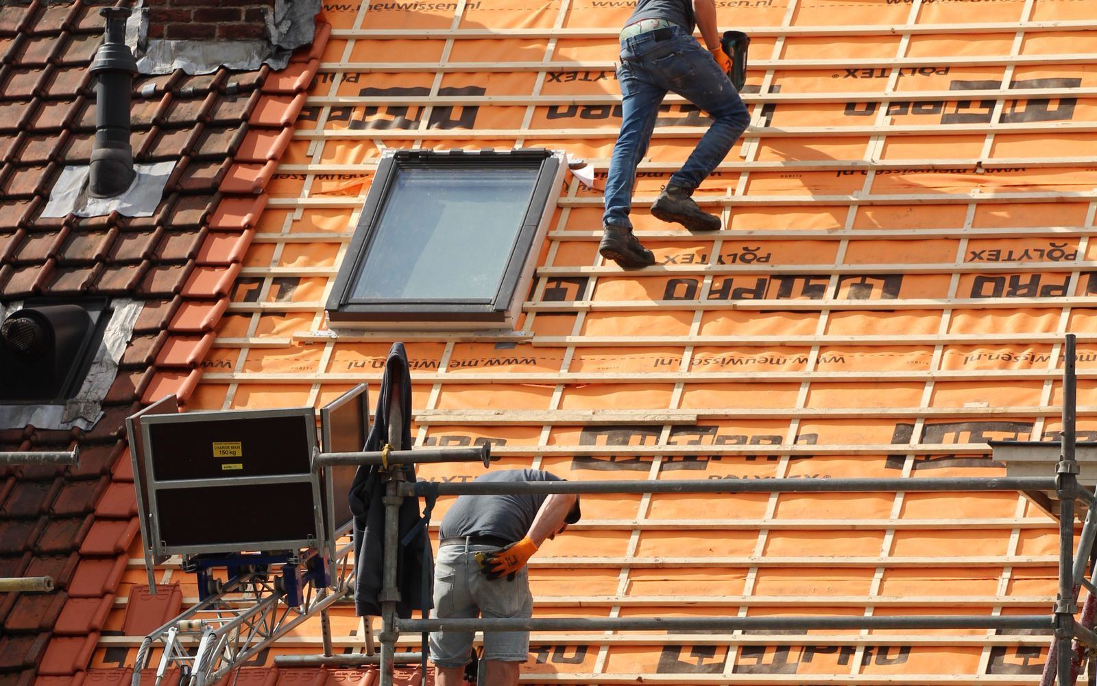 Alain Secula, chantier de couvreur zingueur à Montlhéry